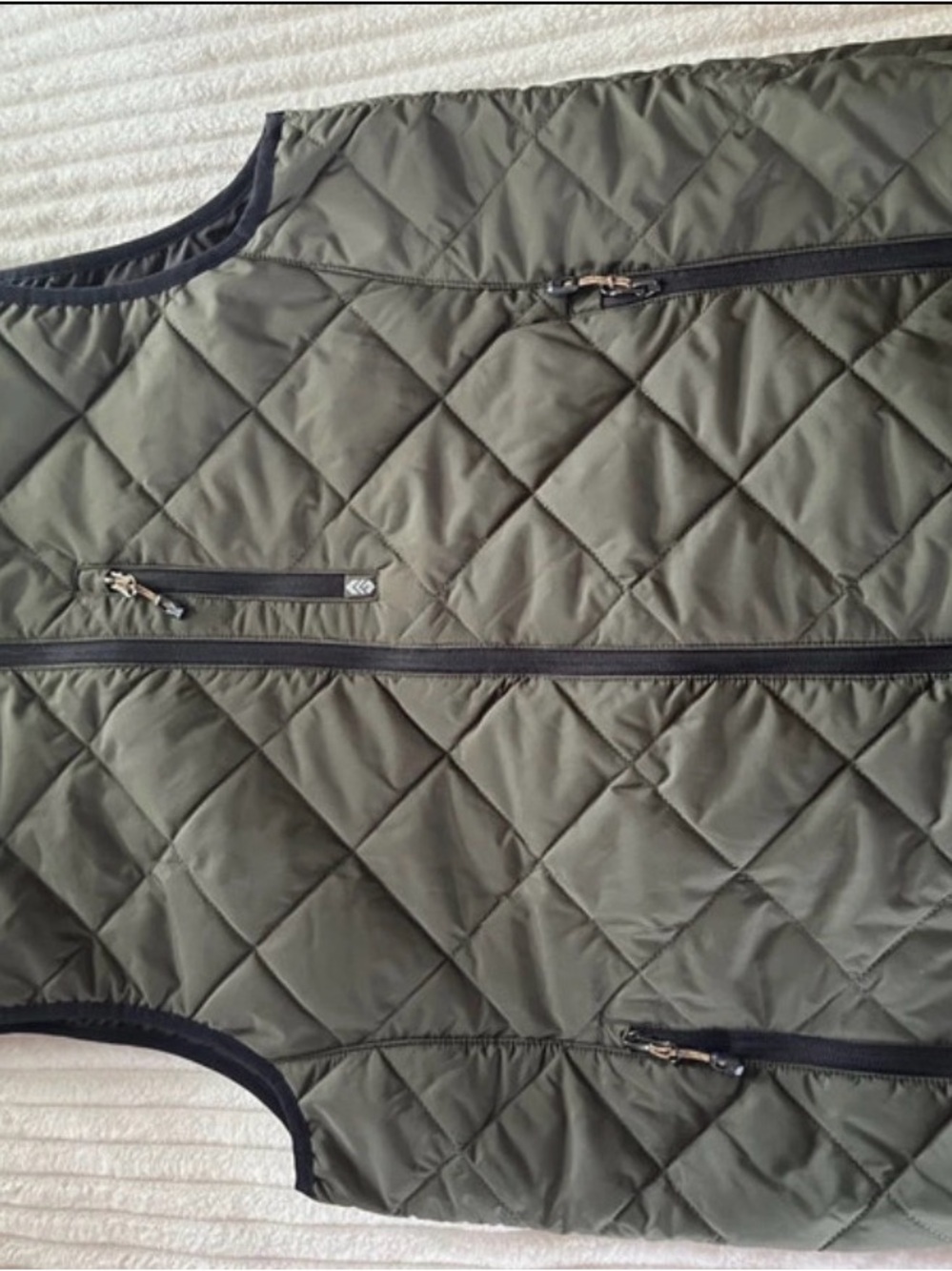 Free Country Black Quilted Vest